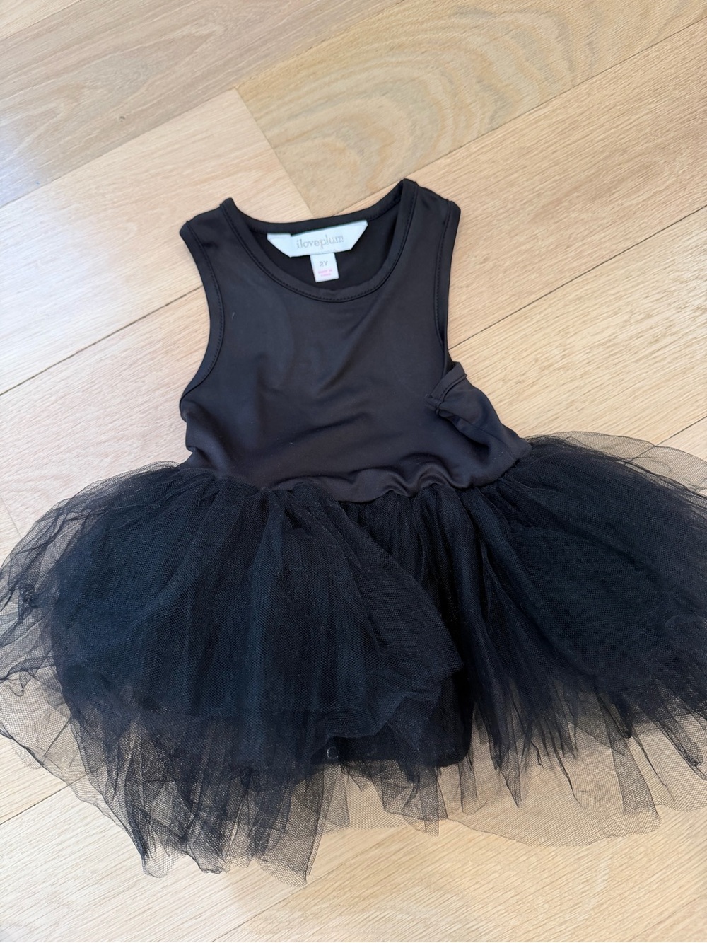 I love plumBlack Tulle Tutu Dress - Kids Costume